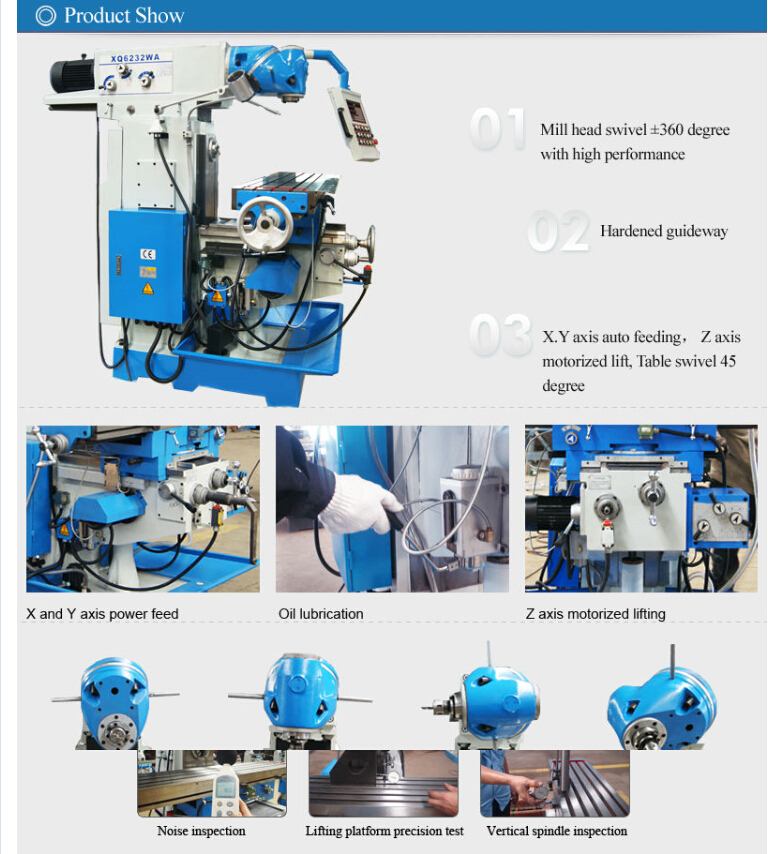 ram type and universal ram type milling machines